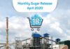 Government Fixes 18 LMT Monthly Sugar Quota for Sale in April 2020