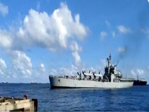Indian Naval Ship Kesari reached Male port on Tuesday