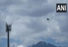 Military chopper, fighter jet activity seen in Ladakh’s Leh