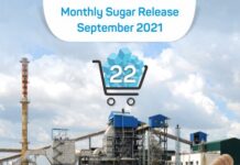 Govt. Fixes 22 LMT Monthly Sugar Quota for Domestic Sale in September 2021