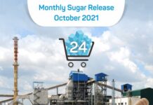 Govt. fixes 24 LMT monthly sugar quota for domestic sale in Oct’ 2021 with extension for unsold quota of Sept’21