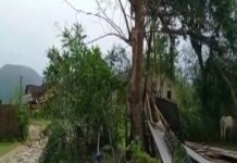 The landfall impact of extremely severe cyclonic storm Fani started in Odisha, Over 1 million evacuated