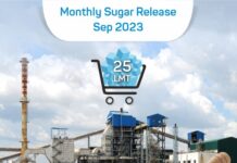 Govt. fixes 25 LMT monthly sugar quota for domestic sale in September 2023