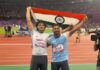 Neeraj Chopra bags gold medal, Jena silver in spectacular show at Asian Games