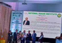 Dr. Rajeev Vasant Dani conferred with the Sharkarshri award for continuous exemplary service to sugar industry
