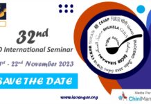 ISO to organise 32nd International Seminar on 21st-22nd November 2023; ChiniMandi is the official media partner
