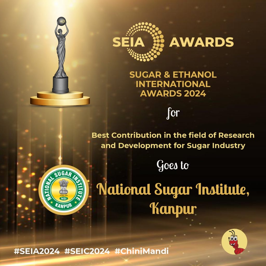 National Sugar Institute - seia award- 2024