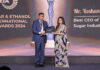 DCM Shriram Ltd’s Roshan Lal Tamak awarded as Best CEO of the Year in Sugar Industry at SEIA 2024
