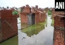 Severe waterlogging in Moradabad due to heavy rains; pumps used to drain out water