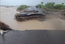 Gujarat floods: Roads closed, portion of bridge washed away in Jamnagar