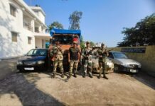 मेघालय: BSF ने जैंतिया हिल्स सीमा पर 34 लाख रुपये की शराब और चीनी जब्त की