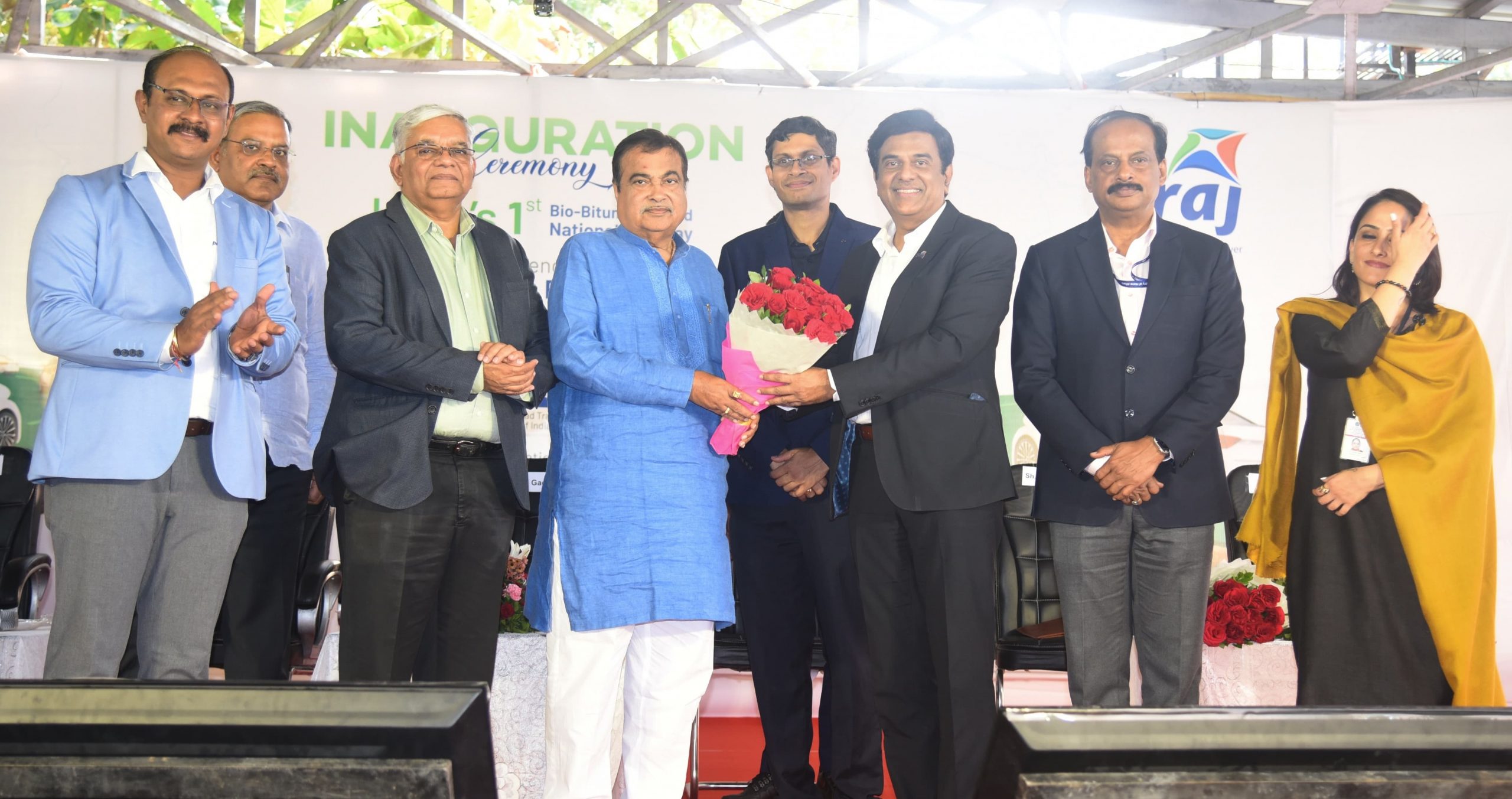 Nitin gadkari bio-bitumen