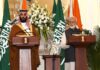 India, Saudi Arabia deepen ties in trade corridors, and global coordination