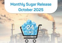 24 LMT monthly sugar quota released for October 2025
