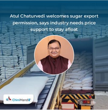 Atul Chaturvedi welcomes sugar export permission, says industry needs price support to stay afloat