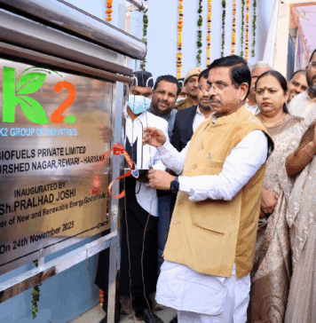 Pralhad Joshi inaugurates Pellet Plant, lays foundation for Bio-Ethanol plant in Haryana