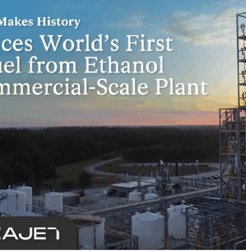 WorldтАЩs first commercial ethanol-to-jet fuel plant operational
