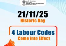 Government enforces four Labour Codes to simplify, streamline India’s labour laws