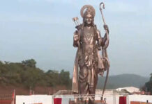 Prime Minister Narendra Modi unveils 77-foot Lord Ram bronze statue in Canacona, Goa