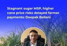 Stagnant sugar MSP, higher cane price risks delayed farmer payments: Deepak Ballani