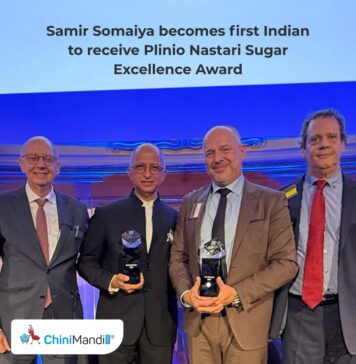 Samir Somaiya becomes first Indian to receive Plinio Nastari Sugar Excellence Award