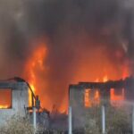 Gujarat: Massive fire breaks out at a plastic manufacturing company in Valsad, dousing ops underway
