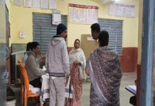 Voting for Maharashtra local body elections underway