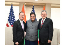 Piyush Goyal discusses bilateral relationship with US senator Daines, Senvoy Gor in New Delhi