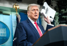 “We’re going to pay tariffs back,” Trump says if Supreme Court upturns tariffs